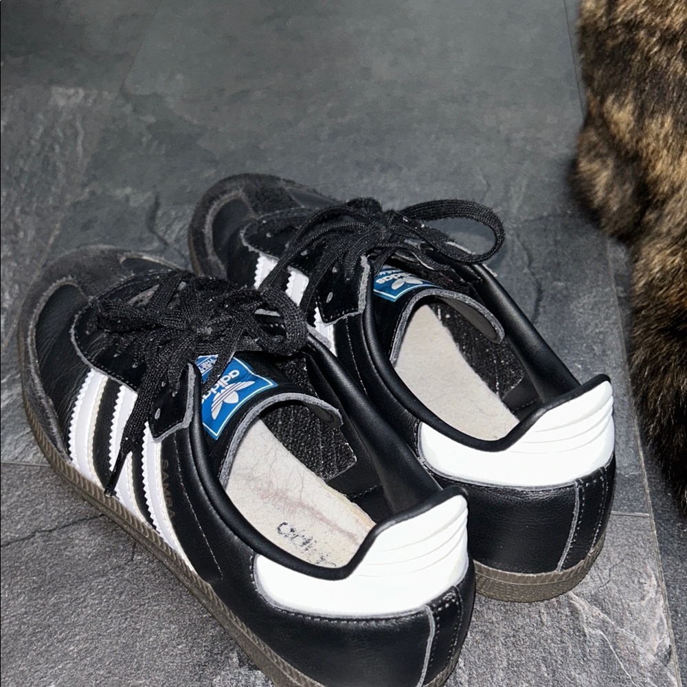 Adidas Classic Black and White Trainers